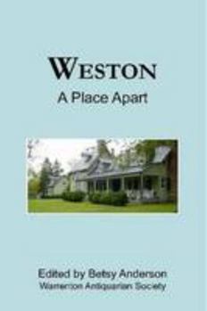 Paperback Weston: A Place Apart Book