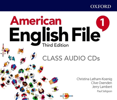 Audio CD American English File 3e 1 Class Audio CD X5 Book