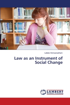 Paperback Law as an Instrument of Social Change Book