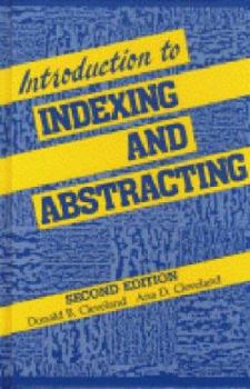 Hardcover Introduction to Indexing and Abstracting Book