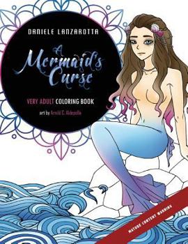 Paperback A Mermaid's Curse - Adult Coloring Book