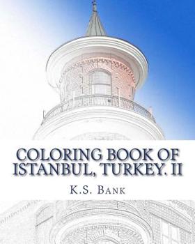Paperback Coloring Book of Istanbul, Turkey. II Book