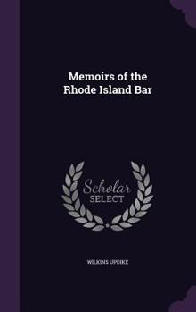 Hardcover Memoirs of the Rhode Island Bar Book