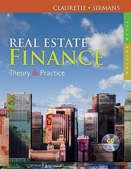 Hardcover Real Estate Finance: Theory & Practice [With CDROM] Book