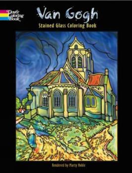 Paperback Van Gogh Stained Glass Coloring Book