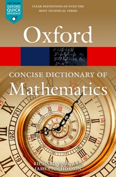 Paperback The Concise Oxford Dictionary of Mathematics Book