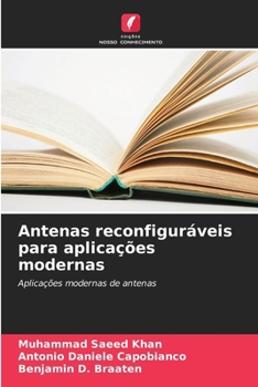 Paperback Antenas reconfiguráveis para aplicações modernas [Portuguese] Book