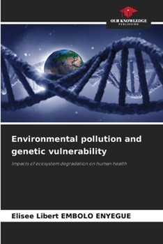 Paperback Environmental pollution and genetic vulnerability Book