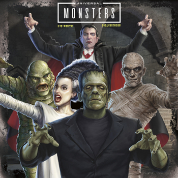 Calendar 24wall Universal Monsters Book