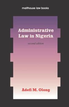 Paperback Administrative Law in Nigeria: An Introduction Book