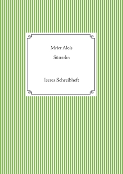 Sütterlin: leeres Schreibheft (German Edition)