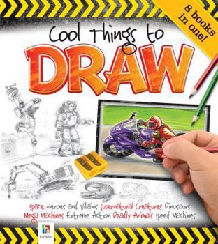 Spiral-bound Cool Things to Draw Book