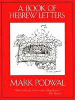 Hardcover Book of Hebrew Letters Book