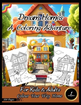 Coloring Book for Adults Relaxation Houses: Dream Home Coloring Book for Kids & Adults