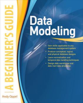 Paperback Data Modeling, a Beginner's Guide Book