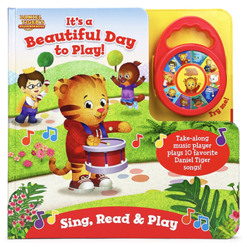Daniel Tiger It's A Beautiful Day to Play - Children's Deluxe Music Player Board Book, Ages 1-5