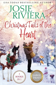 Paperback Christmas Tails of the Heart Large Print [Large Print] Book