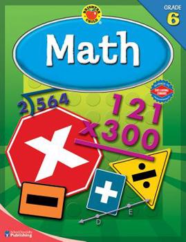 Paperback Math, Grade 6 (Brighter Child Workbooks) Book