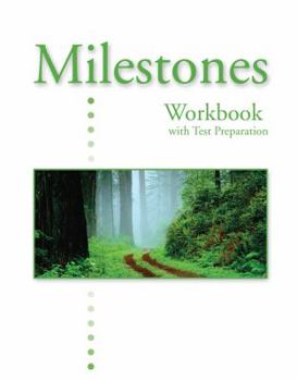 Paperback Milestones A: Workbook with Test Preparation Book