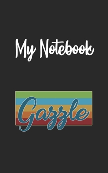 My Notebook: Gazelle  Retro And Vintage Style 100 Pages And Lined