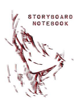 Paperback Storyboard Notebook: Japanese Anime Storyboard - Sketchbook template panel pages for Storytelling and Layouts - Pages with 3 Story Board Fr Book