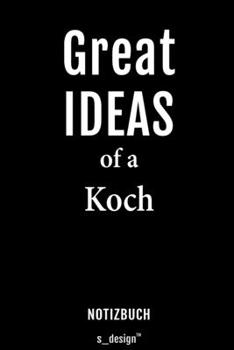 Notizbuch für Köche / Koch / Köchin: Originelle Geschenk-Idee [120 Seiten liniertes blanko Papier] (German Edition)