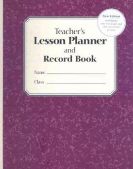 Spiral-bound Teacher's Lesson Planner and Record Book