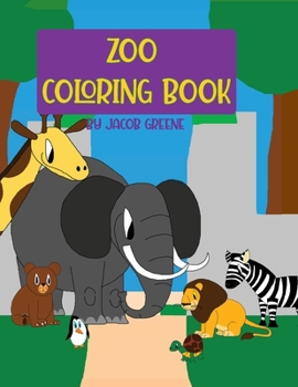Paperback Zoo Coloring Book