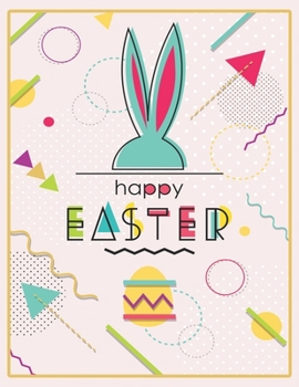 Paperback Happy Easter: Easter Egg Coloring Book for Adults, Beautiful Collection with More Than 100 Unique Designs to Color. Book