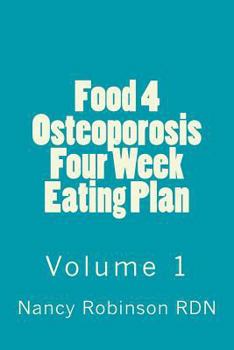 Paperback Food 4 Osteoporosis Four Eating Plan Volume 1 Book