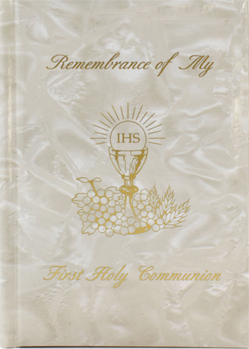 Paperback Remembrance of My First Holy Communion-Girl-White Pearl: Marian Children's Mass Book