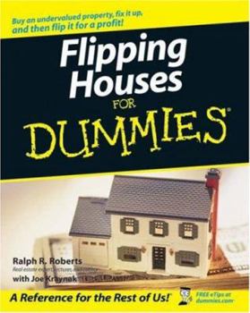 Paperback Flipping Houses for Dummies Book
