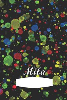 Paperback Mila: First name Mila personalized notebook Book
