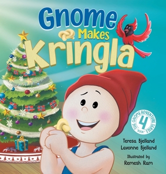 Hardcover Gnome Makes Kringla: A Children's Scandinavian Nordic Christmas Book with Holiday Baking and Festive Fun Book