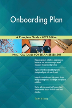 Paperback Onboarding Plan A Complete Guide - 2019 Edition Book