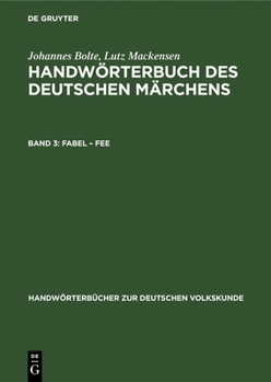 Hardcover Fabel - Fee [German] Book