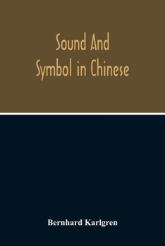 Paperback Sound And Symbol In Chinese Book