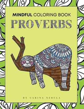 Paperback Proverbs: Mindful Coloring Book 3 Book