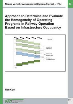 Paperback Neues verkehrswissenschaftliches Journal - Ausgabe 24: Approach to Determine and Evaluate the Homogeneity of Operating Programs in Railway Operation B Book