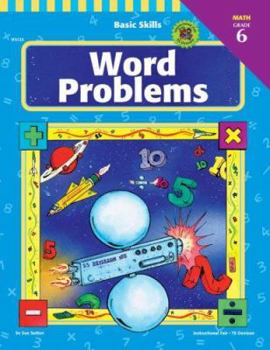 Paperback Basic Skills Word Problems, Grade 6 Book