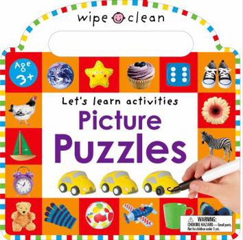 Wipe Clean: Picture Puzzles: Let's Learn Activities - Book  of the Wipe Clean