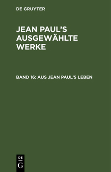 Hardcover Aus Jean Paul's Leben [German] Book