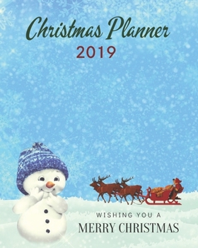 2019 Christmas Holiday Planner: Journal Organizer for Busy People, Expense Tracker, Accessories, New Year's Eve Celebration Notebook, Wedding Plans