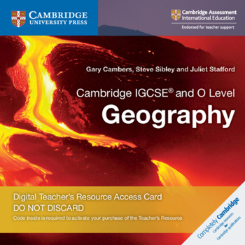 Printed Access Code Cambridge Igcse(r) and O Level Geography Digital Teacher's Resource Access Card Book