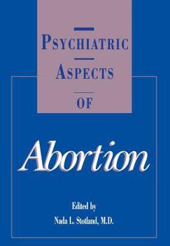 Hardcover Psychiatric Aspects of Abortion (Issues in Psychiatry) Book