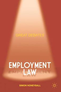 Paperback Great Debates: Employment Law Book