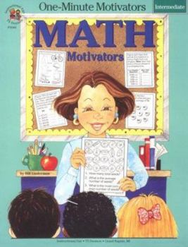 Paperback One Minute Motivators: Math Motivators Book