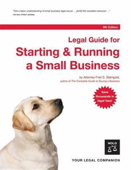 Paperback Legal Guide for Starting and Running a Small Business Book