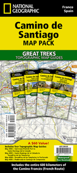 Map Camino de Santiago Map [Map Pack Bundle] Map Book