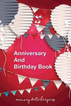 Paperback Anniversary and Birthday Book: Memory Date Keepers Book